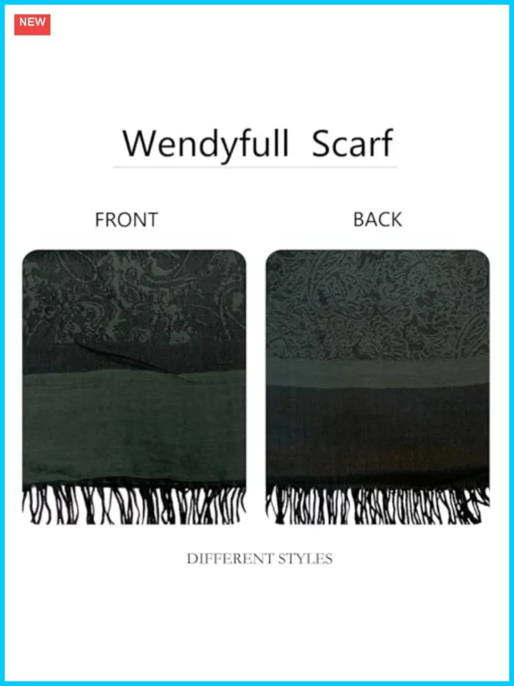 Pashmina Shawl Wrap Reversible Jacquard Wedding Scarf Womens Soft Lightweight